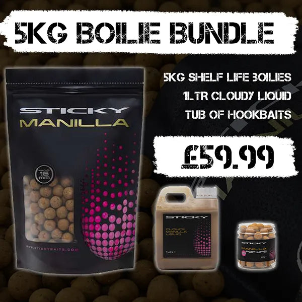 Sticky Baits Manilla 5kg Boilie Bundle