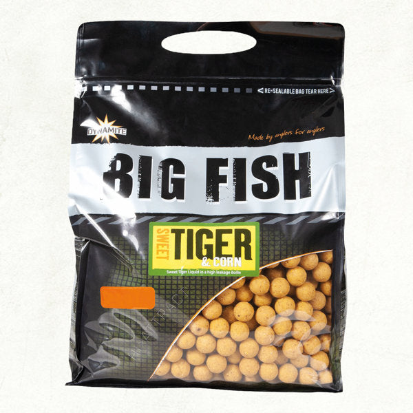 Dynamite Baits Big Fish 15mm Boilie Sweet Tiger and Corn