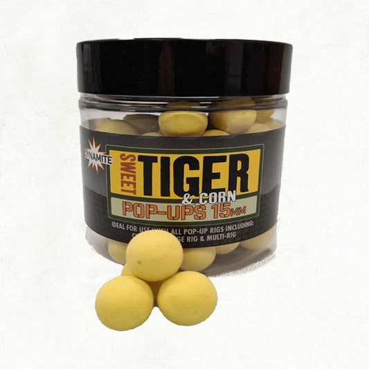 Dynamite Baits Big Fish Pop Ups Sweet Tiger and Corn