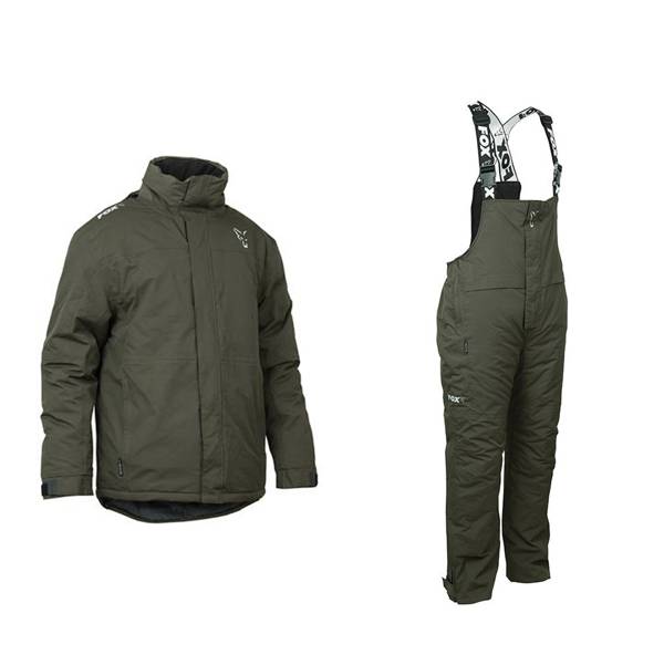 Fox Green and Silver Winter Fishing Suit – St Ives Tackle