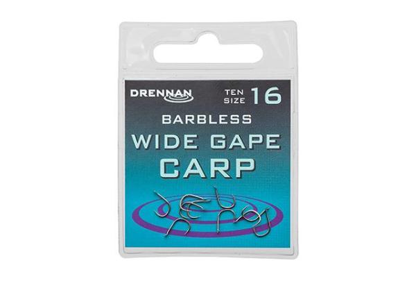 Drennan Wide Gape Carp Spade End Barbless