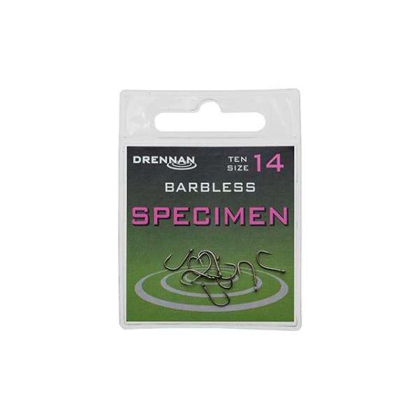 Drennan Specimen Barbless Hooks