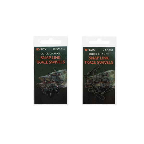 Drennan E Sox Quick Change Predator Snap Link Trace Swivels