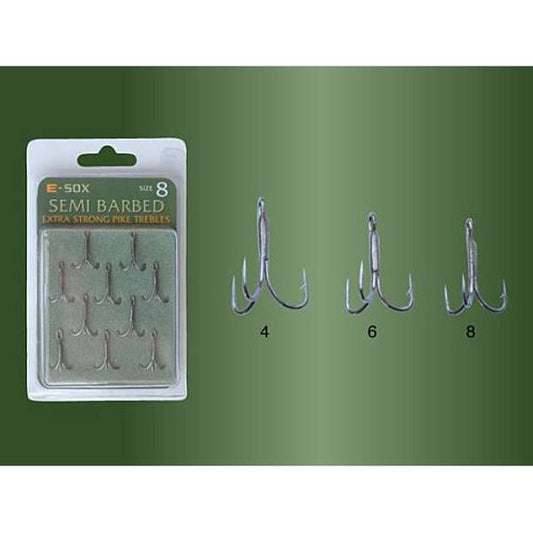 Drennan E Sox Semi Barbed Trebles