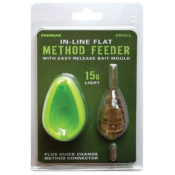 Drennan In Line Flat Method Feeder and Mould Small