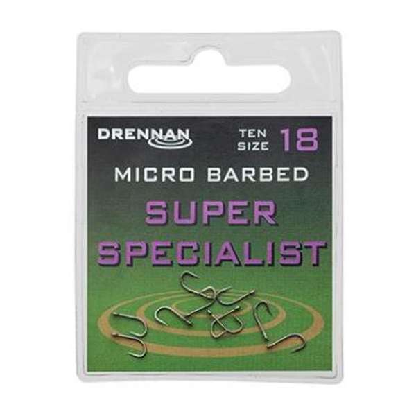 Drennan Super Specialist Barbed Hooks