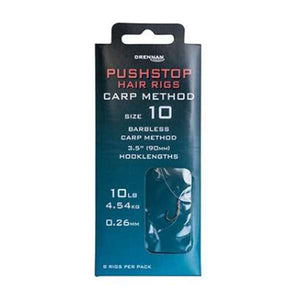 Drennan Pushstop Carp Method Hair Rigs Hooks to Nylon