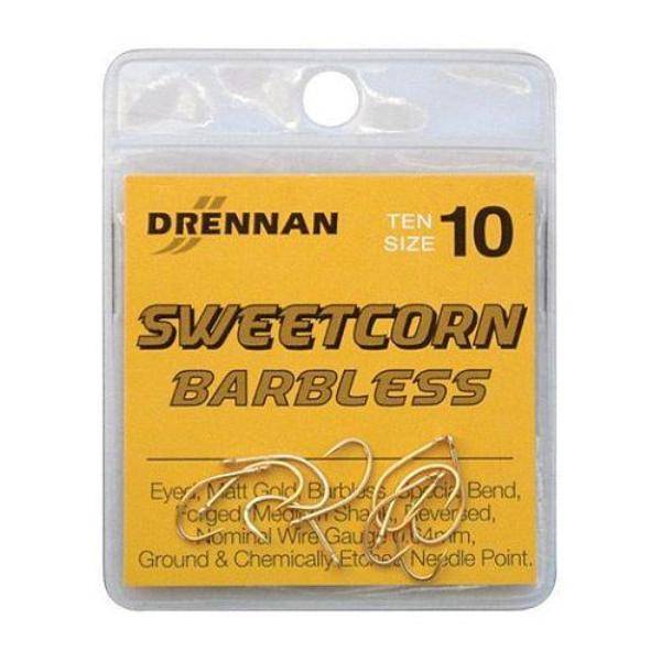 Drennan Drennan Eyed Specimen Hooks Sweetcorn Barbless