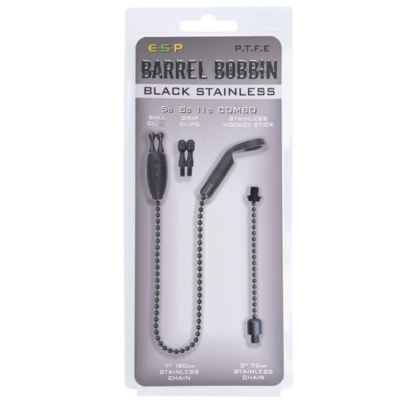 ESP Barrel Bobbins Black Stainless 