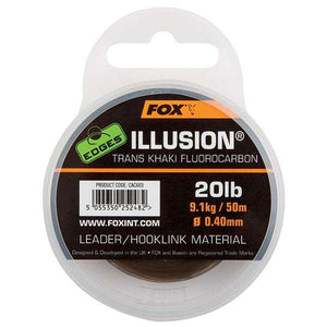 Fox Edges Illusion Fluorocarbon Leader Hooklink