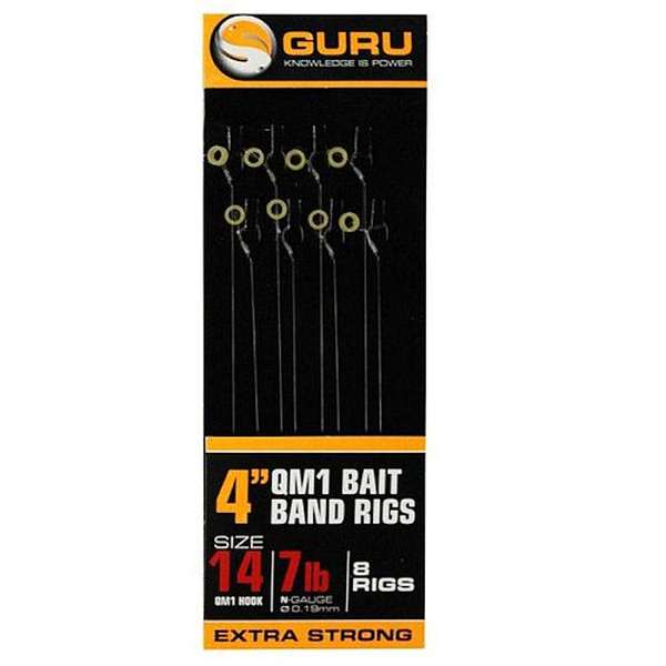 Guru 4 inch QM1 Bait Band Rigs