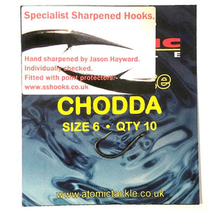 Jason Hayward Hand Sharpened Atomic Chodda Carp Hooks