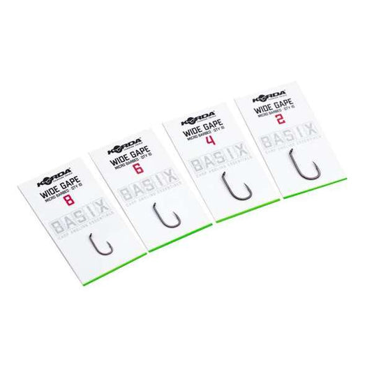 Korda Basix Wide Gape Hooks