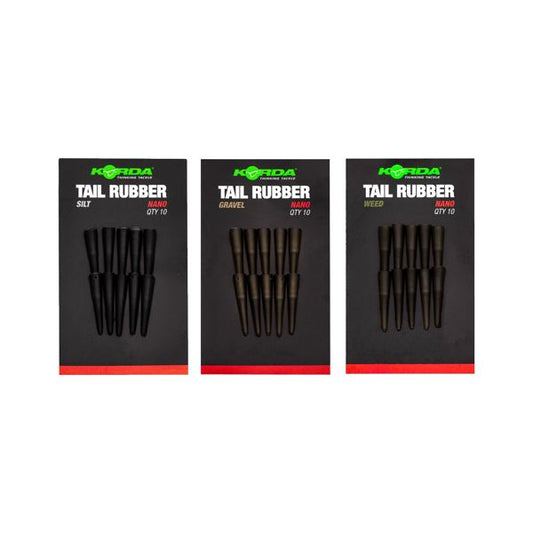 Korda Nano Tail Rubbers
