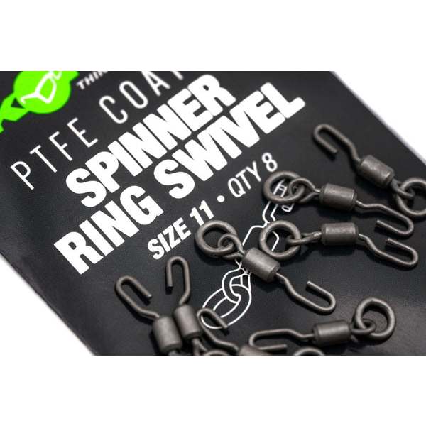 Korda PTFE Coated Spinner Ring Swivel Size 11