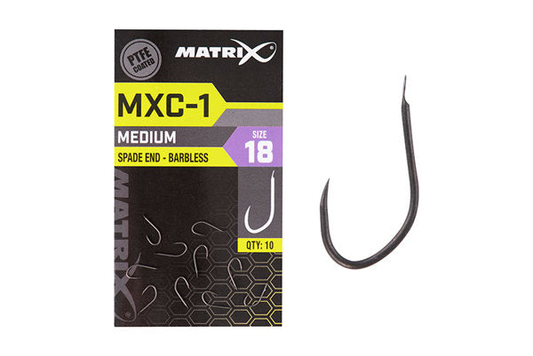 Matrix MXC-1 Medium Spade End Barbless Hooks