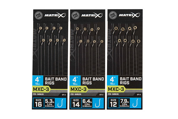 Matrix Bait Band Rigs MXC-3 4in