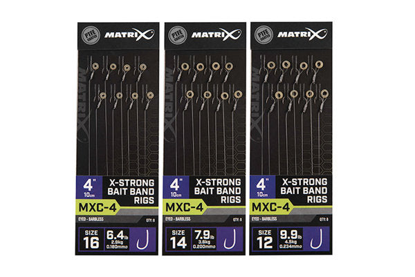 Matrix X Strong Bait Band Rigs MXC-4 4in