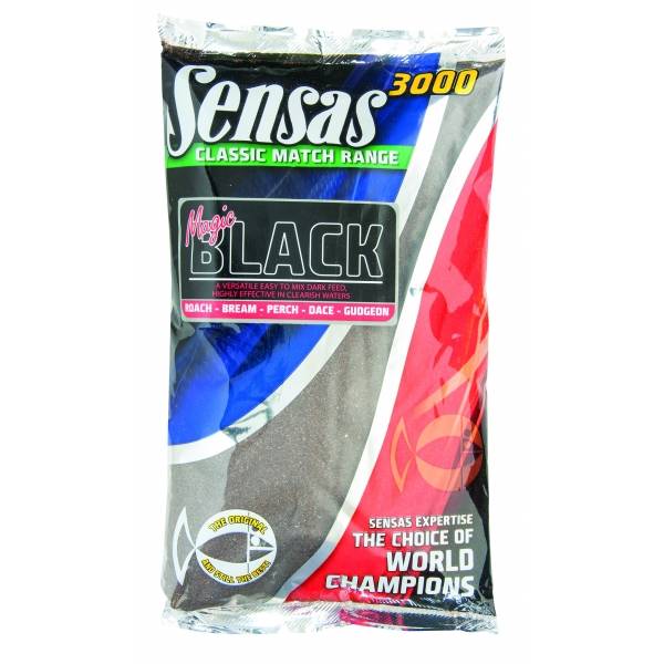 Sensas 3000 Magic Black Groundbait 1kg