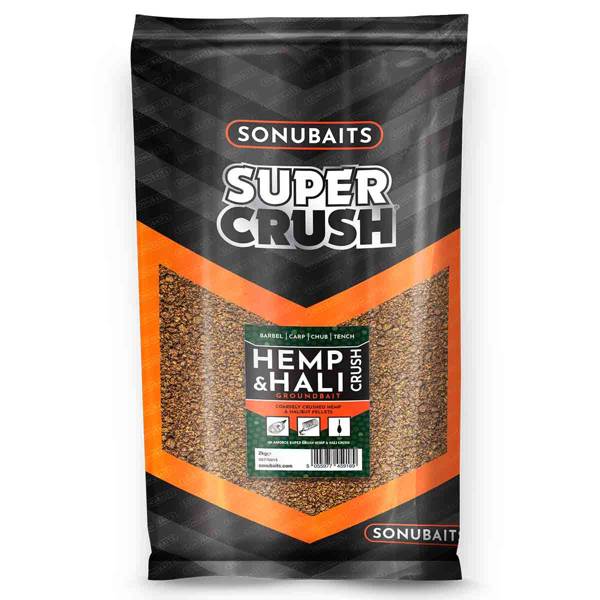 Sonubaits Super Crush Hemp and Hali Groundbait