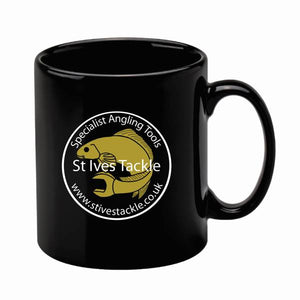 St Ives Tackle Black Ceramic Tea Mug
