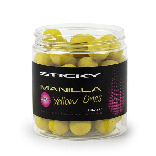 Sticky Baits Manilla Yellow Ones Wafters 16mm