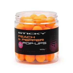 Sticky Baits Peach and Pepper Pop Ups